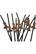 Penis-Shaped Straws for Parties - Fun Adult Party Accessory
