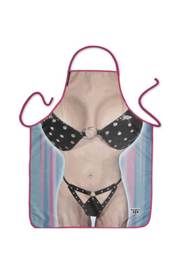 Sensual Party Apron - 100% Polyester with Fun and Erotic Illustrations