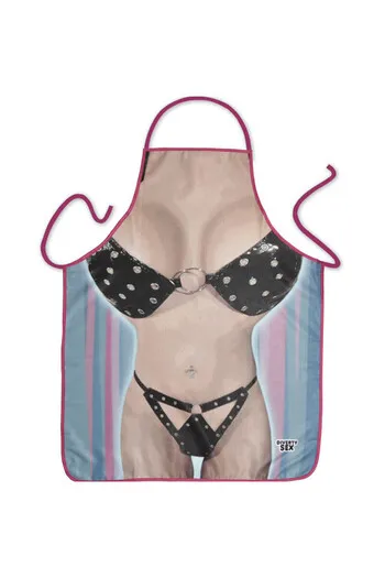 Sensual Party Apron - 100% Polyester with Fun and Erotic Illustrations
