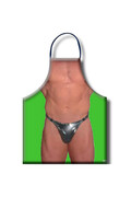 Sensual Polyester Party Apron - Fun and Provocative Design