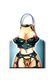Sensual Polyester Party Apron - Fun and Provocative Design