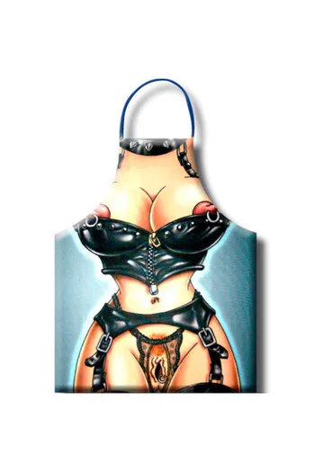 Sensual Polyester Party Apron - Fun and Provocative Design