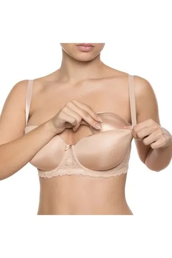 BYE-BRA - SEMI PADS PUSH-UP TRANSPARENT