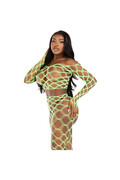 Set 2 Pezzi Top Rete Hardcore con Calze Senza Piede - Lingerie Seducente | Leg Avenue