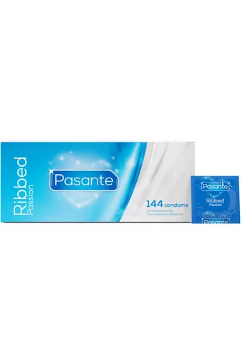 Preservativi Ribbed Passion - Esperienza Intensa e Stimolante | 144 Condoni