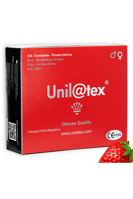 Unilatex Strawberry Red Condoms | Certified Quality