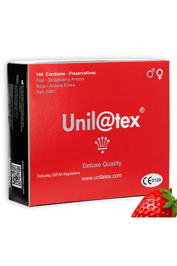 Preservativi Unilatex Rosso Fragola | Qualità Certificata