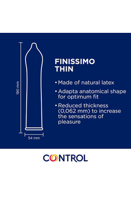 Control Adapta Senso: Preservativo Anatomico Ultra Sensibile