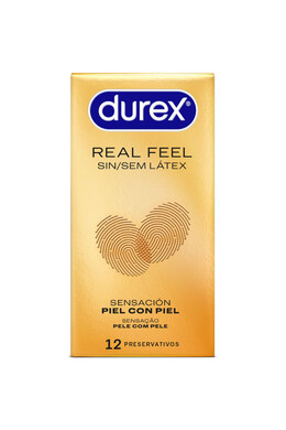 Durex RealFeel: Preservativi Senza Lattice per Sensazione Naturale Pelle a Pelle