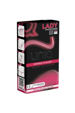 Uniq Lady: Extra-Strength, Hypoallergenic, Latex-Free Female Condoms
