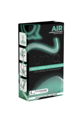 Uniq Air - Condom Femminili Senza Lattice per il Controllo Personale