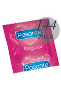 Pasante Regular Condoms | Confezione da 144 | Sensazione Naturale e Sicurezza