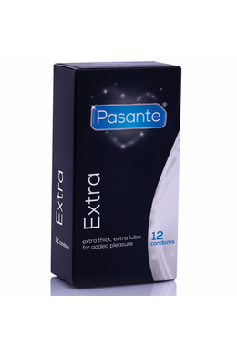 Pasante Extra Thick Condoms with Added Lubricant
