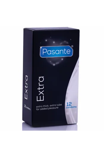 Pasante Extra Thick Condoms with Added Lubricant