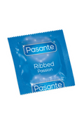 Pasante Ribbed Passion - Preservativi con Texture Striata per Piacere Intenso | 12 Pezzi