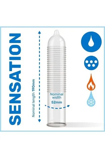 Condom Pasante Climax: Sensazione Caldo/Freddo
