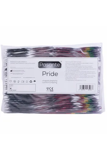Pasante Pride Condoms: Natural Feel, Reliable Protection | Pack of 3