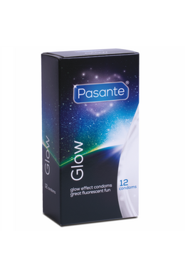 Pasante Glow Condoms: Glow in the Dark - 12 Pack | Safety & Fun