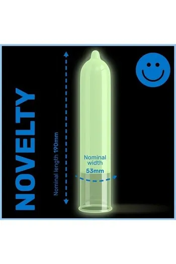 Condom Pasante Glow: Brilla al Buio - 12 Pezzi | Sicurezza e Divertimento