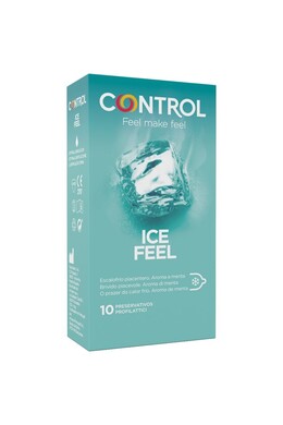 Preservativi Ice Feel con effetto freddo menta