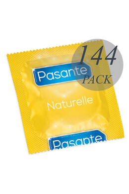Pasante Naturelle Condoms - Natural Feeling, 144 Pack | Safety and Comfort