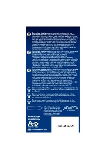 Nature Control Condom with Easy Way Applicator - Easy to Put On