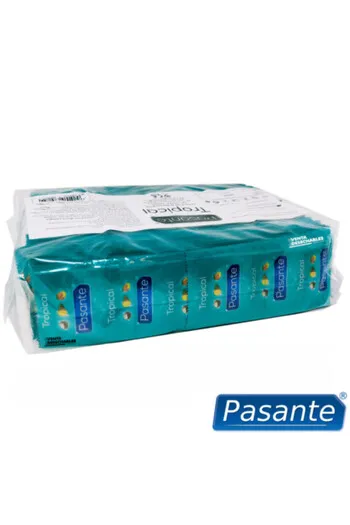Pasante Tropical: Exotic Flavored Condoms in Mango, Pineapple, and Coconut