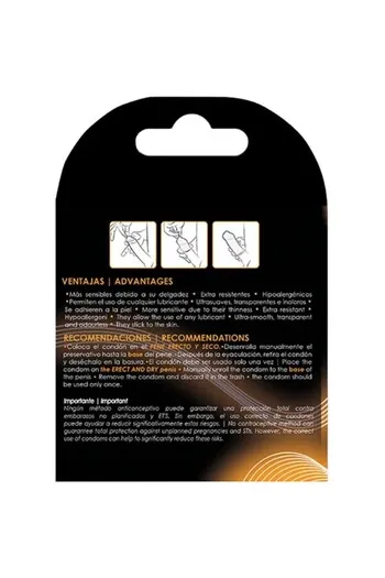Uniq Classic Condoms - Ultra Thin 0.008mm Latex-Free | Maximum Sensitivity