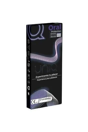 Mascherina AT-10 per Sesso Orale Sicuro | Protezione da ITS | Uniq Condoms