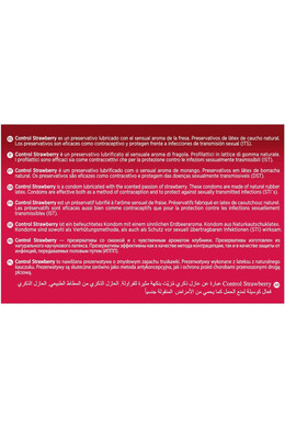 Control Originals Strawberry Aroma Condoms - 144 Pack | Premium Quality
