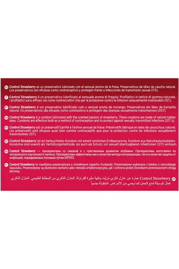 Control Originals Strawberry Aroma Condoms - 144 Pack | Premium Quality