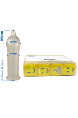 Pasante Smiley Condoms - Safety and Fun in 144 Pieces