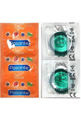 Pasante Mint Flavored Condoms - Fresh Taste for Safe and Sensual Sex