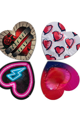Pasante Heart-Shaped Condoms - Revolution in Safe Sex