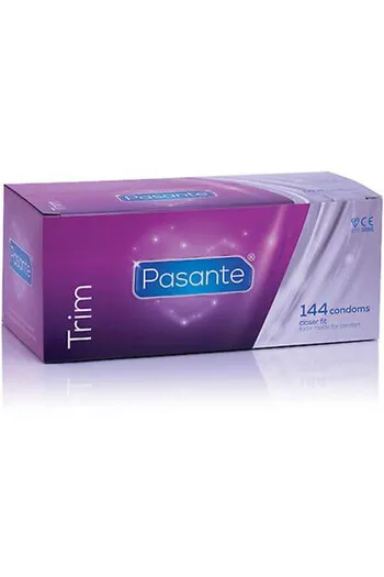 Pasante Trim Small Condoms 144 Pack - Perfect Fit and Enhanced Sensation