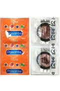 Pasante Chocolate Temptation Condoms - Chocolate Flavor | Aphrodisiac Taste