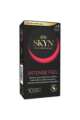 SKYN INTENSE FEEL - Latex-free condoms with wave texture for maximum stimulation