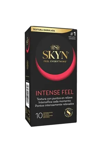 SKYN INTENSE FEEL - Preservativi senza lattice con texture ondulata per massima stimolazione