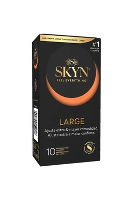 SKYN LARGE / KING SIZE: Extra Fit & Maximum Comfort Non-Latex Condoms