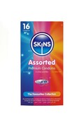Condom assortiti Skins - 16 preservativi in 3 varietà per piacere e protezione