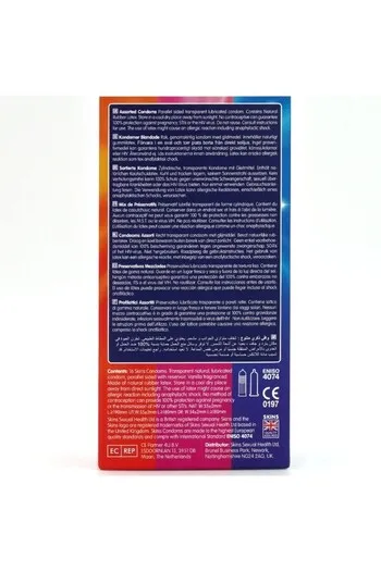 Condom assortiti Skins - 16 preservativi in 3 varietà per piacere e protezione