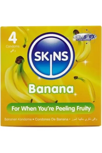 Preservativi Skins Sapore Banana - Sensazione Naturale e Sicurezza