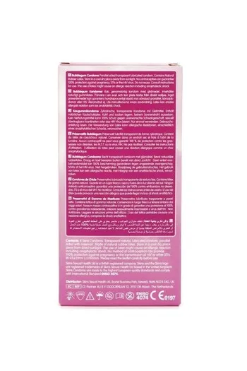 Pack di 8 Preservativi Skins Blow Me al Gusto Gomma - 33% in Più del Leader