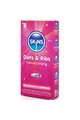 Skins Dots & Ribs 8-Pack: Condom Texture per Piacere Condiviso | Aumenta il Valore