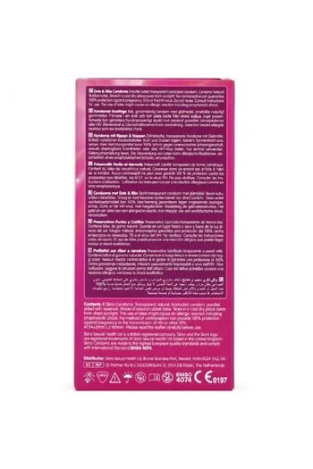 Skins Dots & Ribs 8-Pack: Condom Texture per Piacere Condiviso | Aumenta il Valore