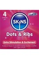 Skins Dots & Ribs - Condoms with Dots and Ribs for Maximum Pleasure