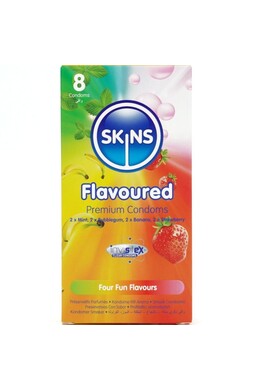 Pack da 8 Skins: 4 Gusti Deliziosi, 33% in Più, Sensazione Naturale