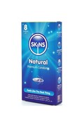 Skins Natural 8-Pack: Condom Premium Ultra Sottili con Sensazione Pelle su Pelle