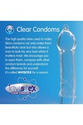 Skins Natural 4-Pack: Condom Ultra Sottili con Sensazione Pelle, Confezione da 4