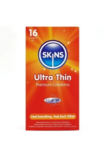 Skins Ultra Thin 16-Pack: Protezione Affidabile con Massima Sensibilità